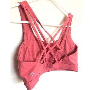 Lululemon Athletica Sz10 Coral Sports Bra